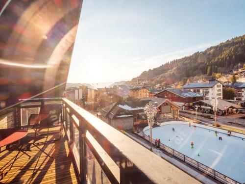Appartement neuf aux Gets, 3 chambres, vue montagne, parking