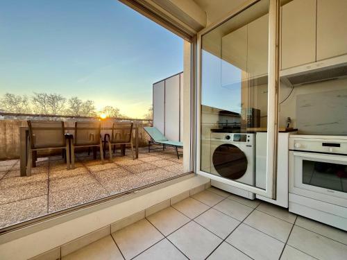 BnGo I Immense RoofTop Lyon I 2 chambres, 2 places parkings, 2 immenses terrasses, 8 personnes