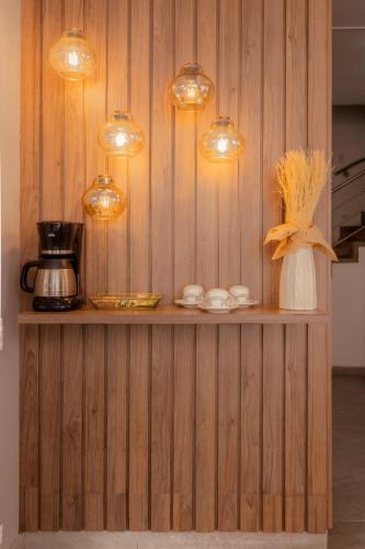 Hemma Bogotá Chapinero Premium Suites Hotelにあるキッチンまたは簡易キッチン