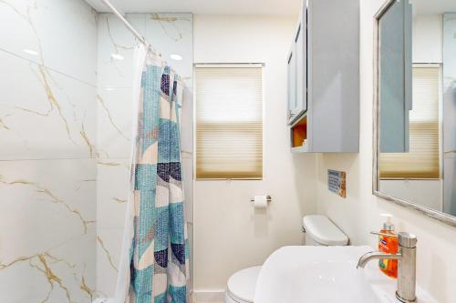 Koupelna v ubytování The Beach Suite #1