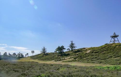 a grassy hill with a windmill on top of it at Nice Home In Afferden With Wifi in Afferden