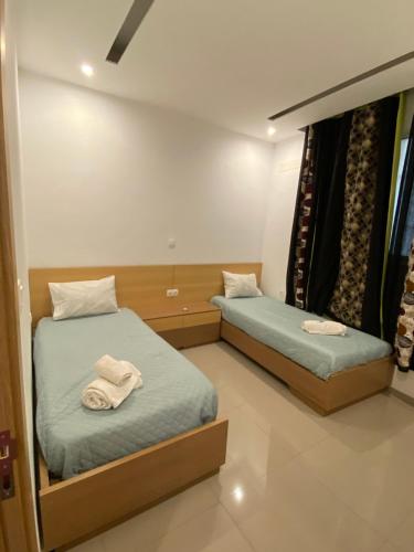 Llit o llits en una habitació de Infinito house