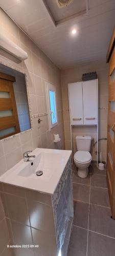 Et badeværelse på Les Lauriers