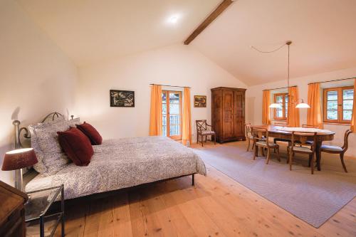 Postel nebo postele na pokoji v ubytování Ferienhaus Nöstlbach