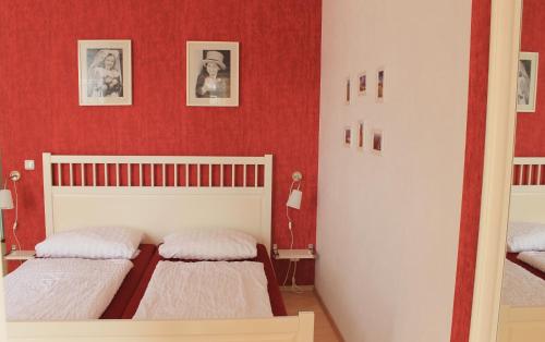 Ένα ή περισσότερα κρεβάτια σε δωμάτιο στο Villa Mignon - Apartment Rot