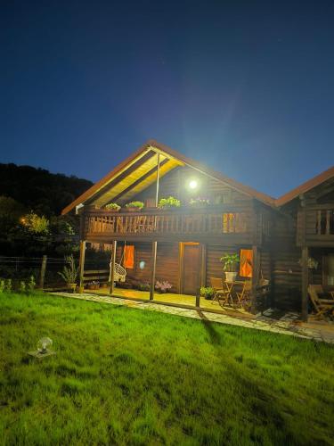 Wooden Lakeside Cottage
