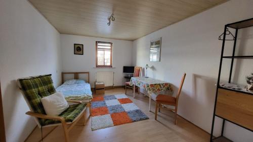 Χώρος καθιστικού στο Ferienhaus Deubetal Nr 9