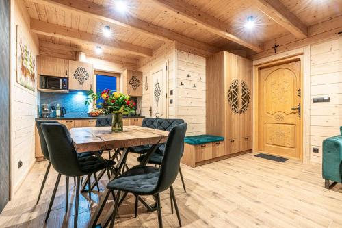 Χώρος καθιστικού στο Domki na Ostrysie