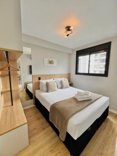 Postel nebo postele na pokoji v ubytování Innvista VibePinheiros