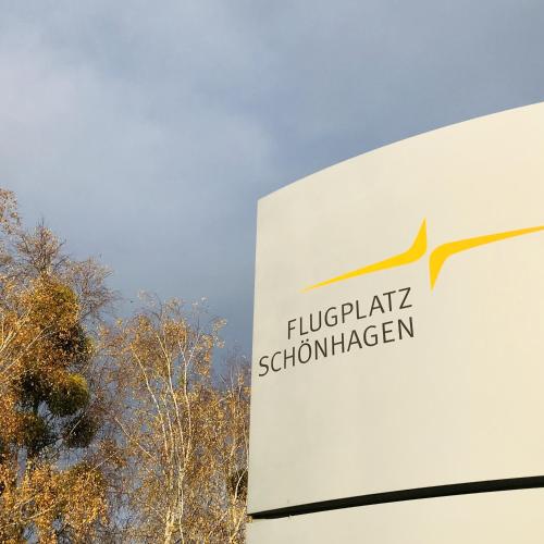 a sign for the fopolyk schwindenwagen company at Tower Lodge in Schönhagen