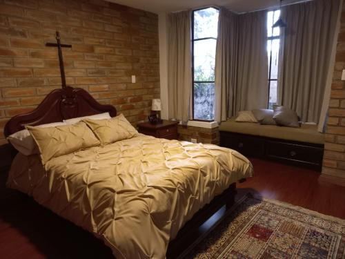 Postel nebo postele na pokoji v ubytování La Posada del Chagra HOST