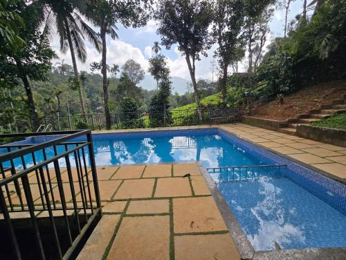 Piscine de l'établissement Vythiri Hill Palace ou située à proximité