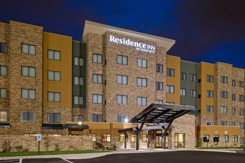 an exterior view of a hospital building at Residence Inn by Marriott Louisville East/Oxmoor in Louisville