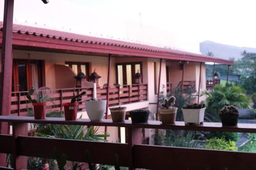 Balkón nebo terasa v ubytování Arbiru Beach Resort