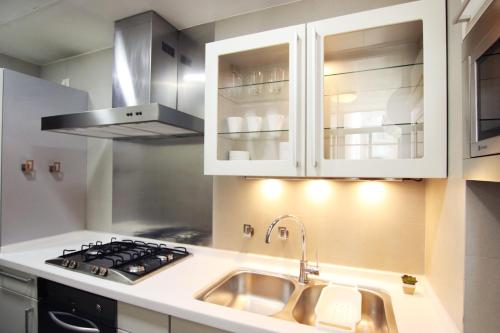 Dapur atau dapur kecil di 上海Tyms服务式公寓