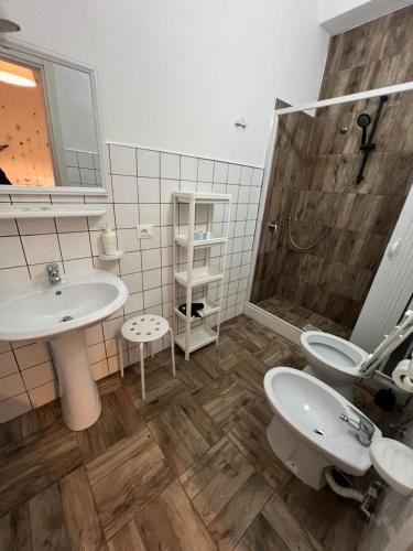 Koupelna v ubytování Cozzo Spadaro B&B