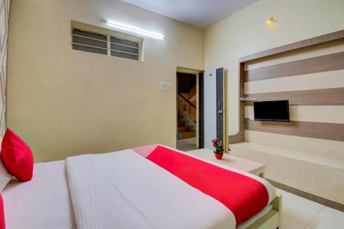 Postel nebo postele na pokoji v ubytování Hotel Neelam