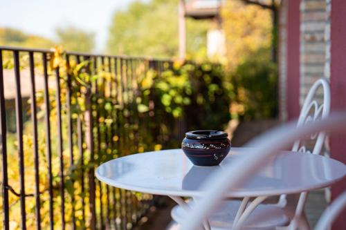 Un balcón o terraza en Agriturismo Albafiorita