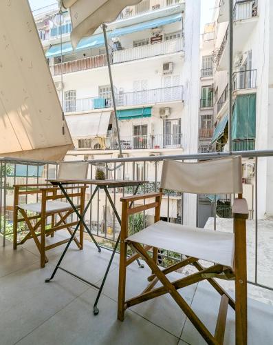 Modern&Stylish 1BD apt next metro and Acropolis