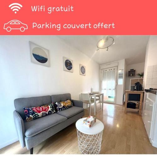 Charming T1 - Parking - Metro St Agne