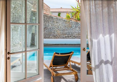 Hồ bơi trong/gần Ile de Re - 9 people - beach by foot - pool