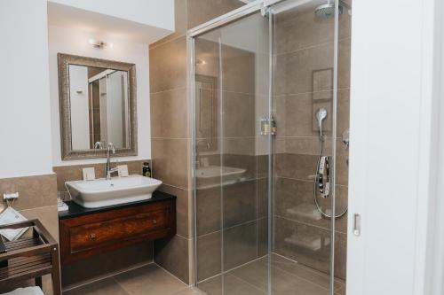 Ένα μπάνιο στο Hotel Château Gbeľany