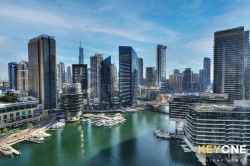 Contemporary One Bedroom with Full Marina View