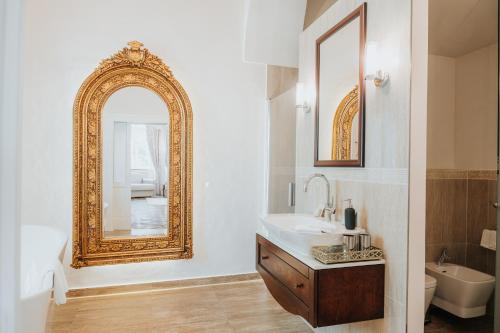 Ένα μπάνιο στο Hotel Château Gbeľany