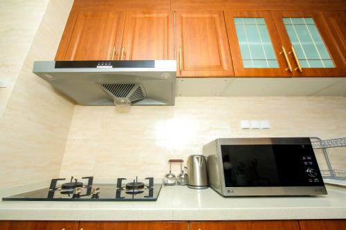 Cucina o angolo cottura di Appartement au cœur de Yaoundé