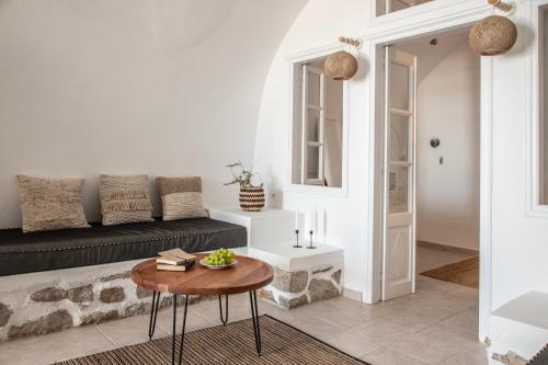 Χώρος καθιστικού στο Villa Lukas