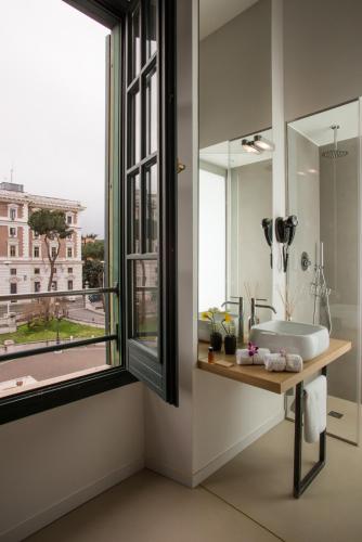 Nhà bếp/bếp nhỏ tại Viminale View Hotel