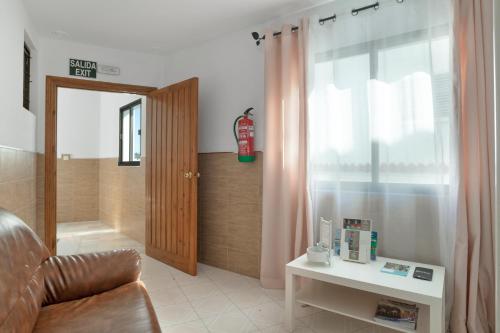 Ένα μπάνιο στο Hostal Avenida