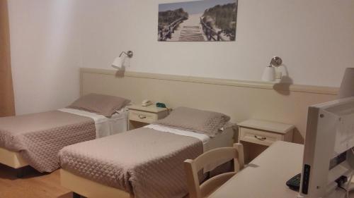 Χώρος καθιστικού στο Hotel Ariston