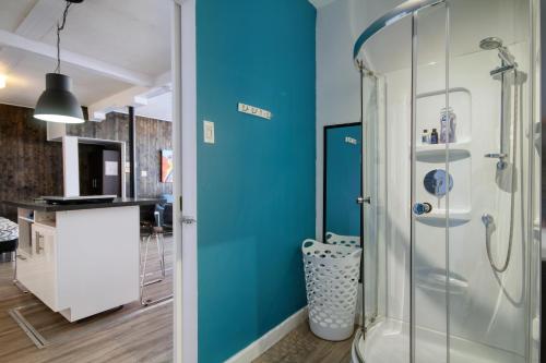 Ένα μπάνιο στο Loft de l'Antiquaire by Hébergements DCL