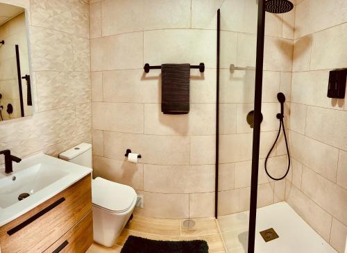 Koupelna v ubytování Alagoas Studio - City Center