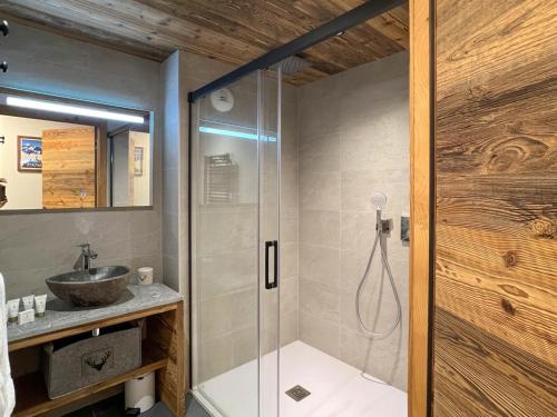 Appartement moderne aux Gets, 3 chambres, 8 personnes, Wi-Fi, parking privé