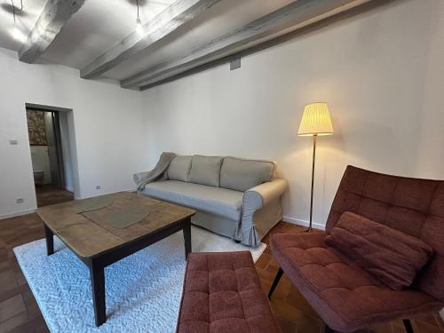 Χώρος καθιστικού στο Gîte d'exception à Lésigny - Charme et confort pour 5 personnes - FR-1-541-168