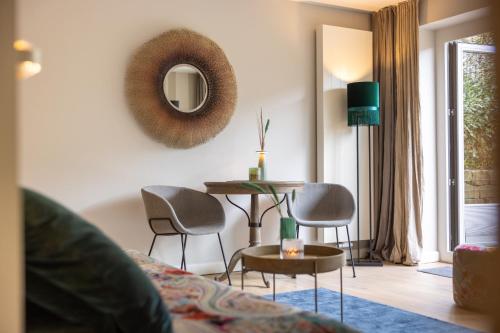 Χώρος καθιστικού στο Hotel STRAND am Königshafen