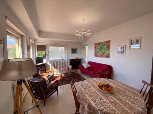Χώρος καθιστικού στο Sunset Terrace