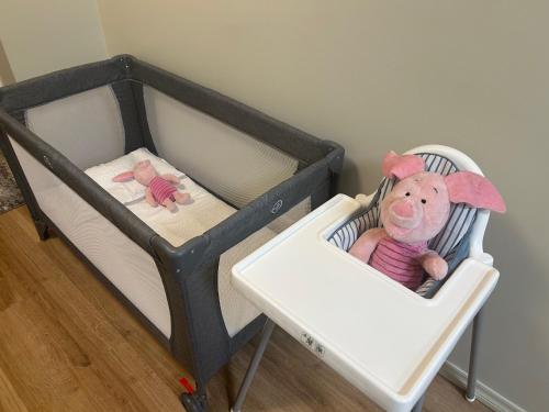 Tempat tidur dalam kamar di Meil on