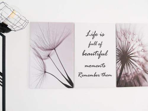 a picture of a dandelion with the words help my field of beautiful memories at CASA VERDi 37 CAMERA AMETISTA in Porto SantʼElpidio