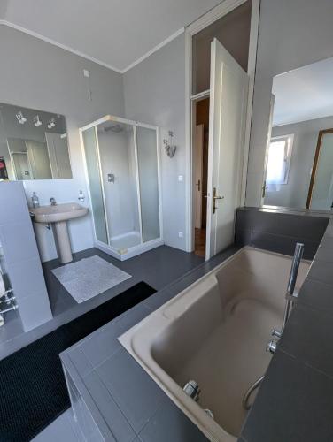 Koupelna v ubytování Casa Dimatore