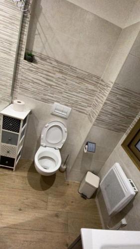 - une salle de bains avec toilettes dans l'établissement Les Almadies, à Nice