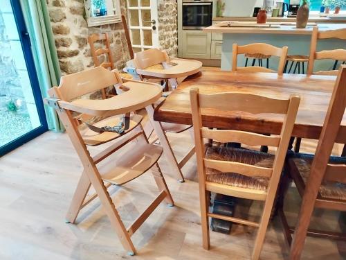Dapur atau dapur kecil di Riantec- Ti Gwenvael - Grande Maison avec Baby Foot et Terrain Clos