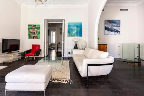 Carré d'Or, superbe apartment sur jardin, élégant et ensoleillé