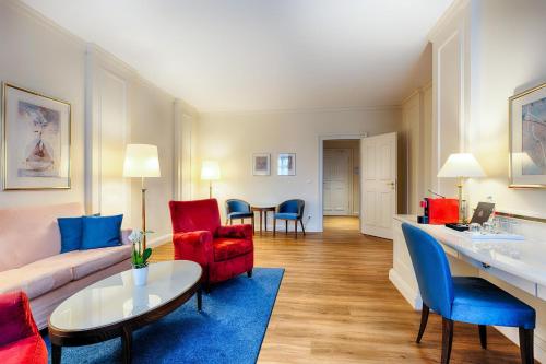 Χώρος καθιστικού στο Welcome Hotel Residenzschloss Bamberg