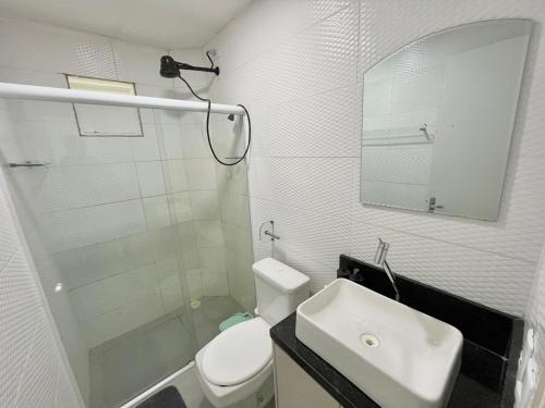 Bilik mandi di Ap completo 02 Quartos Maragogi