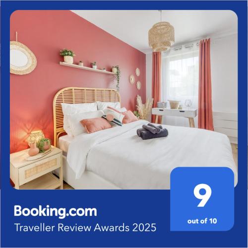 Appartement 39m2 - Free Parking - Rer C - Métro 13-14 - Ascenseur - Easy Check in -