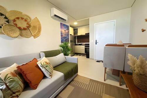 Kuchyň nebo kuchyňský kout v ubytování Resort beira mar