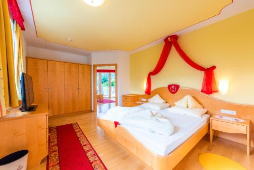 Hotel Gschwangutにあるベッド